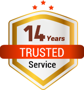 14 Years Trusted Service